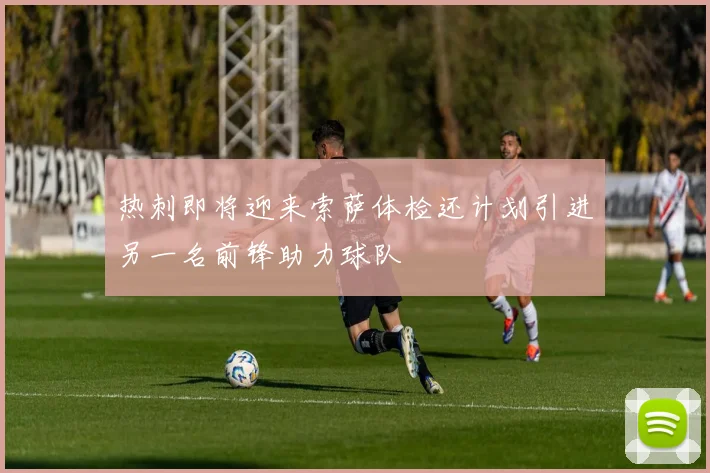 热刺即将迎来索萨体检还计划引进另一名前锋助力球队